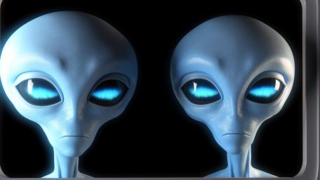 Alien Gaze: Beyond Earth's Horizons wallpaper