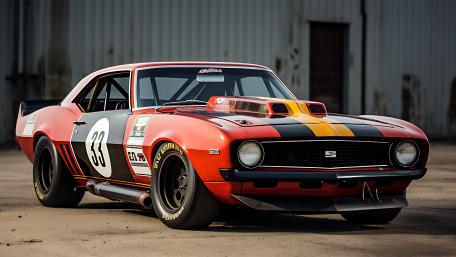 Legendary Muscle Car Racing Spirit wallpaper