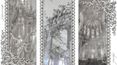 Gothic Vintage Elegance in Architectural Artistry wallpaper