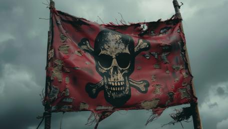 Pirate Flag of Legends and Secrets wallpaper