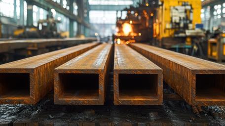 Industrial Elegance The Beauty of Rusty Steel wallpaper