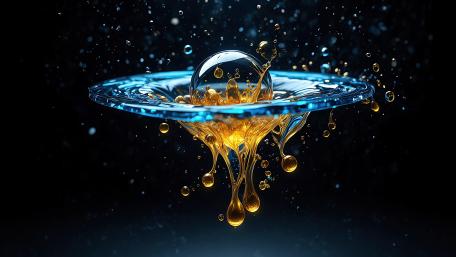 Mystical Orb in Cosmic Dance wallpaper