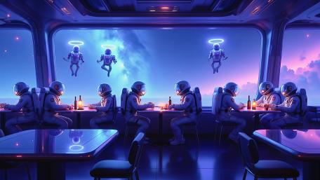 Astro Cafe wallpaper
