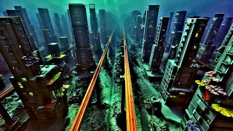 Empty City wallpaper