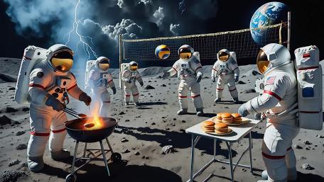 Astro BBQ wallpaper