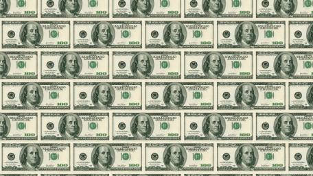 Hundred Dollar Currency Pattern Wallpaper wallpaper