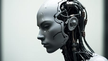 Futuristic Robot Art in 5K Detail wallpaper