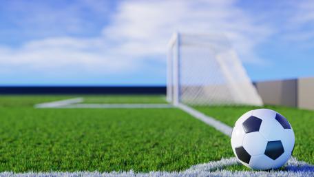 Soccer Serenity on a Sunlit Field wallpaper