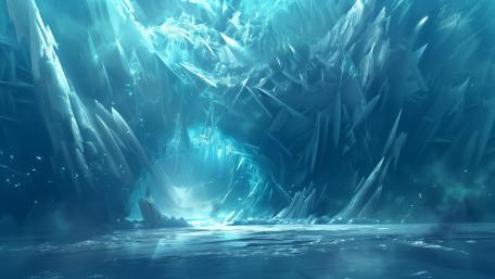 Ice Cave of Dreams and Mysteries wallpaper