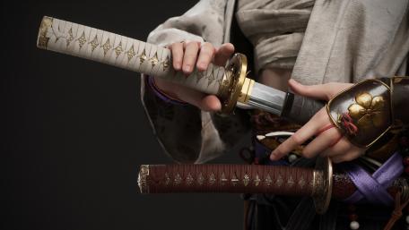 Katana Mastery Elegance and Precision in Steel wallpaper