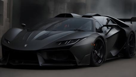 Sleek Power AI-Designed Supercar Masterpiece wallpaper