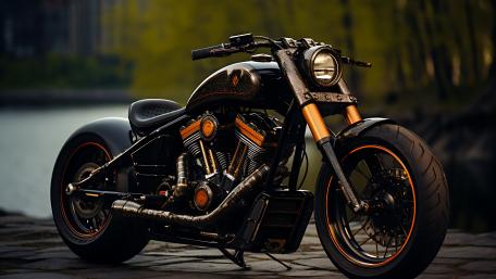 Sleek Cruiser in AI Art wallpaper