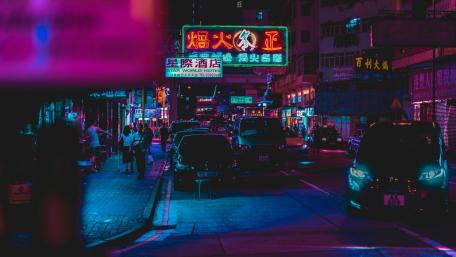 Neon Nights in Tokyo Metropolis wallpaper