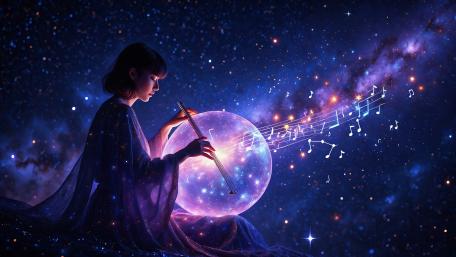 Cosmic Music wallpaper