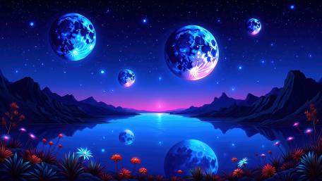 Land Of Many Moons wallpaper