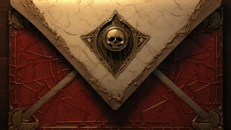 Mystical Emblem: The Enchanted Envelope wallpaper