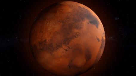 Mars in Cosmic Glory wallpaper