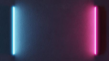 Neon Duality Glow wallpaper