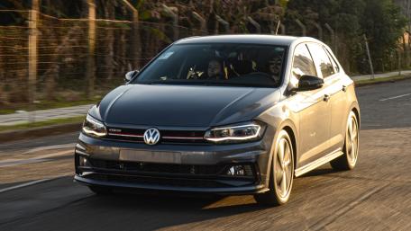 Volkswagen Polo GTS on Open Road wallpaper