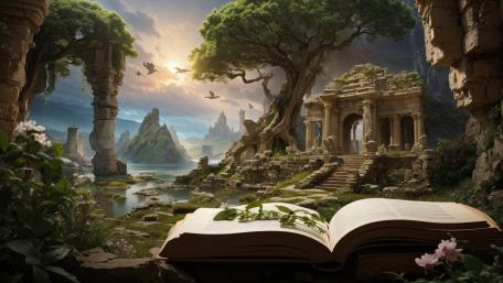 Enchanted Ruins and Mystical Realms Unveiled wallpaper