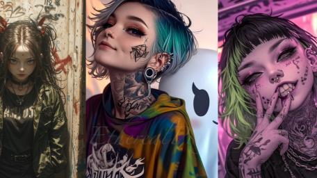 Gothic Anime Vibes Unleashed wallpaper