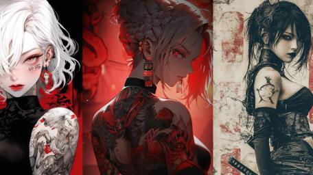 Gothic Anime Rebellion Collage wallpaper