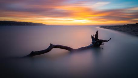Sandy Hook Sunset Serenity wallpaper