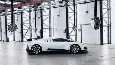 Bugatti Centodieci in Modern Elegance wallpaper