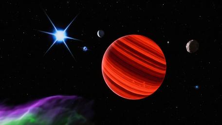 Deep Space Beauty wallpaper