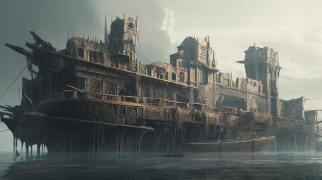 Ghostly Vessel of Forgotten Realms wallpaper