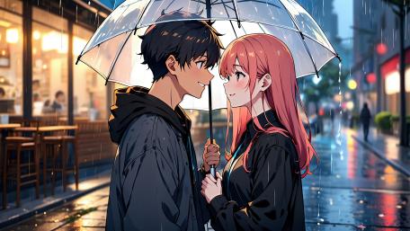 Umbrella Love wallpaper