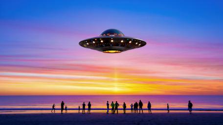 Flying Saucer wallpaper