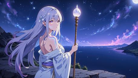 Lavender Princess wallpaper