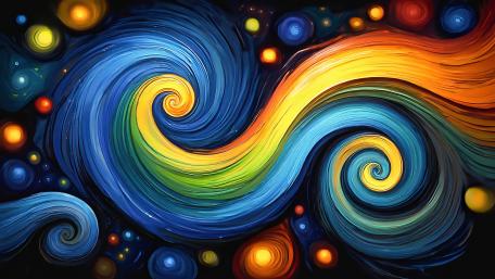 Swirling Galaxy wallpaper