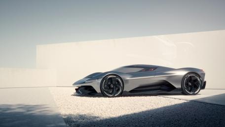 Futuristic Elegance of the 2025 Chevrolet Corvette wallpaper