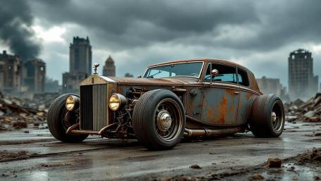 Rustic Elegance in a Post-Apocalyptic World wallpaper
