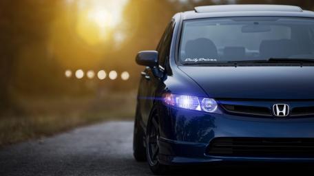 Lowered Honda Civic wallpaper