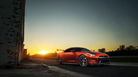 High-Performance Beauty at Sunset wallpaper