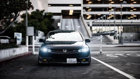 JDM Precision Beneath Urban Skies wallpaper