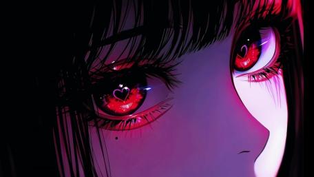 Mesmerizing Gaze Anime Art Wall Decor wallpaper
