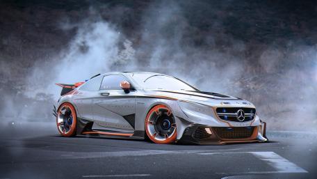 Futuristic Mercedes-Benz S63 AMG Wallpaper wallpaper