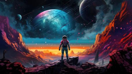 Alien Horizons An Astronaut's Odyssey wallpaper