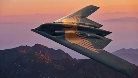 Stealth Eagle Jet wallpaper