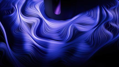 Waves of Lila Serenity in 4K wallpaper