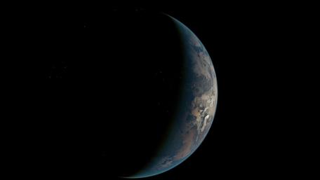 Earth's Serenity from Space wallpaper