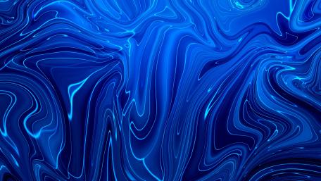 Blue Currents Flowing in Cosmic Waves wallpaper