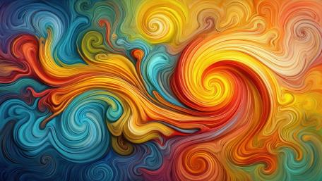 Colorful Storm wallpaper