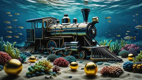 Underwater Locomotive wallpaper