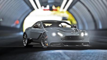 Aston Martin V12 Vantage GT12 in Motion wallpaper