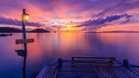 Purple Serenity at Koh Mak wallpaper